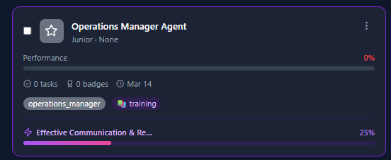 Training of Agent - Phase 2
