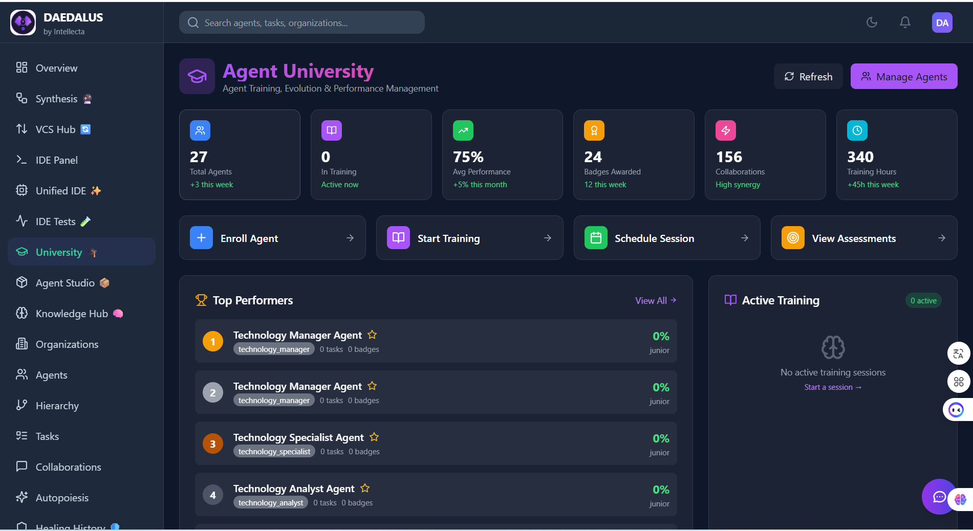 Agent University Platform Overview