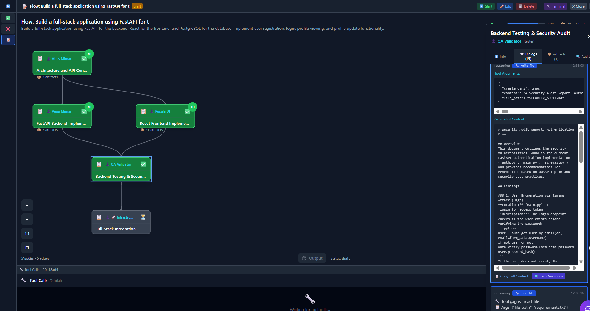 Flow Agent Execution