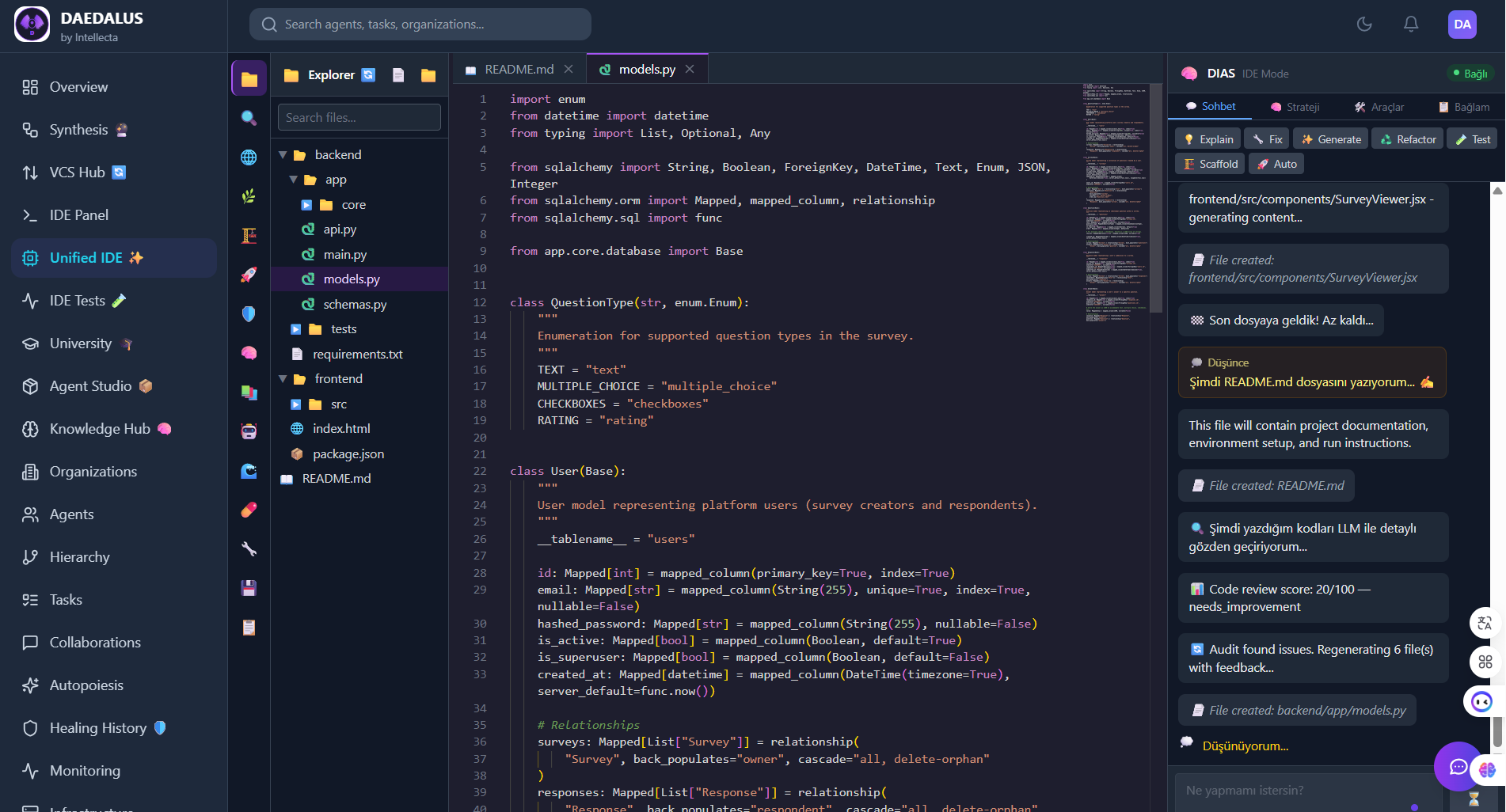 Backend models