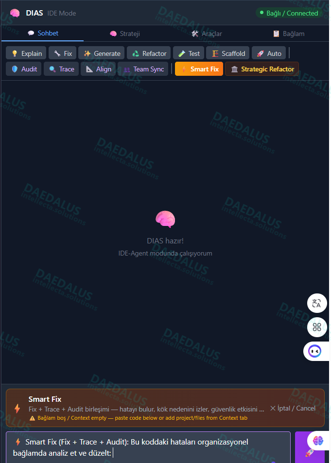 DIAS Mode Dashboard